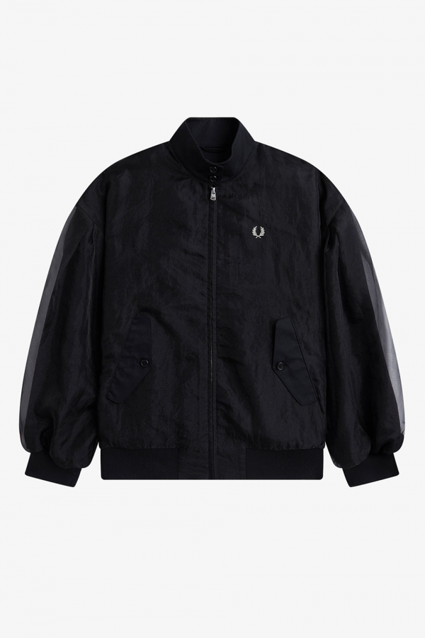 Sheer outlet overlay jacket